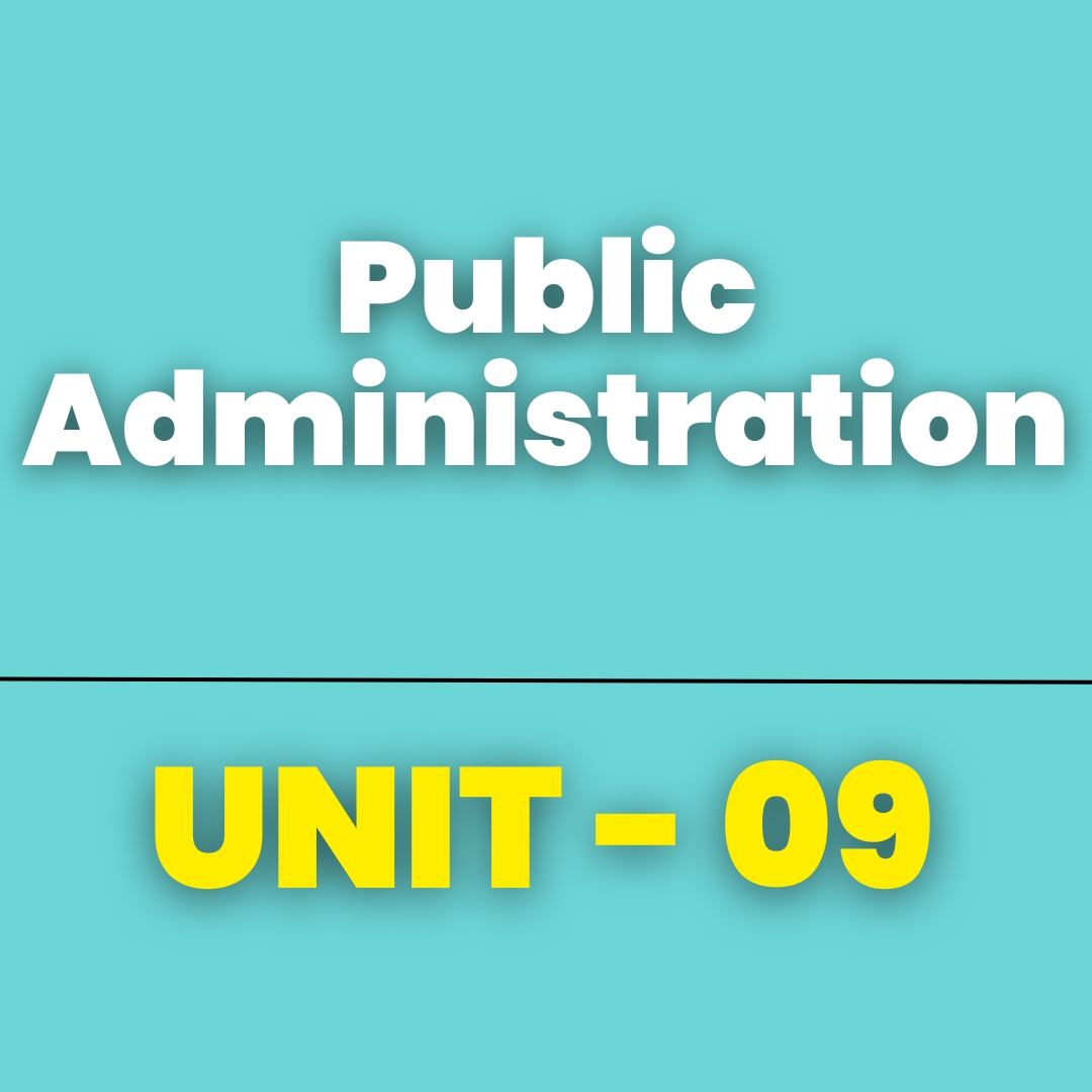9 : Public Administration